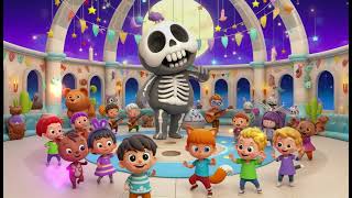 quotChumbala Cachumbala  Skeleton Dance Midnight Monsters  Halloween Fun for Kidsquot Song with Lyrics [upl. by Teador]