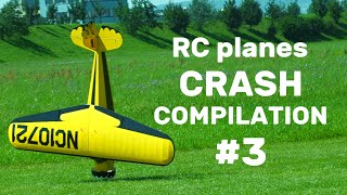 RC planes CRASH COMPILATION 3  4K [upl. by Thekla]