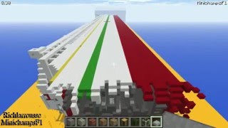 Minecraft HMHS Britannic Wreck overview [upl. by Anolla989]