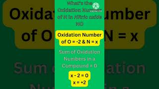 How to Calculate the Oxidation Number of N in Nitric oxide NO oxidationnumber [upl. by Pedroza]