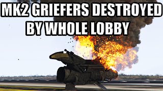 Oppressor MK2 Griefers Gets Destroyed By The Whole Lobby [upl. by Odrick465]