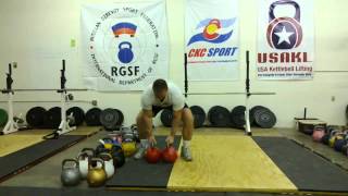 Morozov Igor Crazy pinky finger push  RGSI Kettlebell workout [upl. by Benjy]