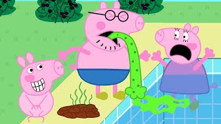 Oh No What if Peppa poops on the Swimming Pool  Peppa Pig Funny Animatio [upl. by Weissmann979]