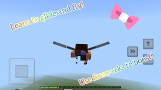 Minecraft elytra flying guide for bedrock edition [upl. by Eluk]