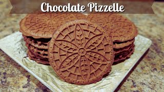 Homemade Chocolate Pizzelle Recipe  How To Make Chocolate Pizzelle  Pizzelle Recipes [upl. by Belak711]