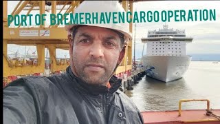 Port Of Bremerhaven  Cargo operation [upl. by Quennie]