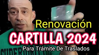 RENOVACIÓN DE LA CARTILLA MILITAR 2024 [upl. by Rhpotsirhc]