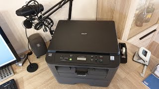 Brother DCPL2520DW Drucker Kopierer Scanner Laserdrucker schwarzweiss [upl. by Jovitta]