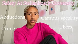 Safety at Stellenbosch University [upl. by Filbert]