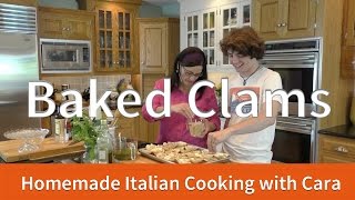 Baked Clams  Italian Style [upl. by Oizirbaf]