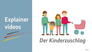 Erklärvideo Der Kinderzuschlag [upl. by Vachill]