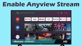 How to connect anyview cast Hisense Smart TV UK [upl. by Doris]