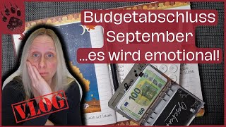 SPAREN Monatsabschluss Septemberbudget 🤑 ECHTE Einnahmen amp Ausgaben umschlagmethode budgetplanung [upl. by Richy]