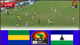 🔴LIVE  Gabon vs Lesotho • Live Stream Africa Cup of Nations Qualifications2024 Match Analysis [upl. by Lounge]