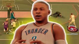 RUSSELL WESTBROOK BEST DUNKS  ANKLE BREAKERS TRIPLE DOUBLE MACHINE NBA 2K17 [upl. by Ahsla385]