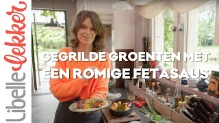 Gegrilde groenten met romige fetasaus van Pascale Naessens [upl. by Anikas442]