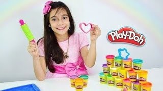 CONFEITARIA DA PRINCESA LELINDA ★ BRINCANDO COM PLAYDOH ★ Diversão com massinha de modelar  Parte 2 [upl. by Narik]