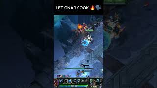 LET GNAR COOK 🔥🗣️ leagueoflegends memes shortsgaming shorts [upl. by Alvinia]