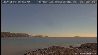 18 September 2024  Aberdour WeatherCam Timelapse [upl. by Zenas]