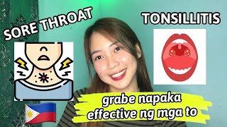 5 EFFECTIVE REMEDIES FOR SORE THROAT and TONSILLITIS  TIPS PHILIPPINES  Xhiia Cardinio [upl. by Anurag118]