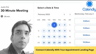 How to use Calendly in Funnel Connect Calendly with Appointment landing page Now [upl. by Saxena]