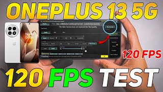 ONEPLUS 13 5G PUBG MOBILE TEST  SD 8 ELITE PROCESSOR 🥵🤤 [upl. by Nylemaj]