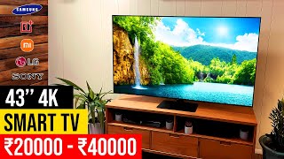 Best 43 inch 4K Smart TV in 2023 ⚡ Top 5 Best Premium 43quot 4k Android Smart TV in India 2023 ⚡ [upl. by Aiciles766]