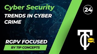 Trends in Cyber Crime  Cyber Security  RGPV Focused  Tip Concepts [upl. by Jennilee194]