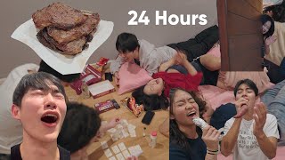 24 Hours with Princeton Students  KBBQ Karaoke amp Card Games [upl. by Annaig690]