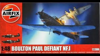 Quick Look Review Airfix 148 Boulton Paul Defiant [upl. by Odraleba257]