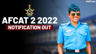 AFCAT 2 2022 Notification – Exam Date Application Form Age Limits Cut Off [upl. by Janaye]