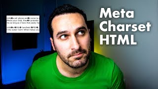 Meta Charset HTML [upl. by Ellerrad]