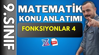 9 Sınıf matematik  fonksiyonlar 4  🚩PDF 🚩 [upl. by Rollo]