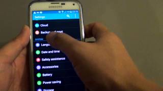 Samsung Galaxy S5 How to Change Input Language Type Qwerty or 4x3 Keyboard [upl. by Oeramed760]