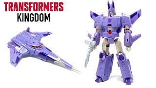 Transformers Kingdom Voyager Class Cyclonus Review [upl. by Veronique]