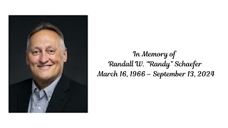 Paynesville Lutheran Church  September 20 2024 Memorial Service for Randall W quotRandyquot Schaefer [upl. by Arv]