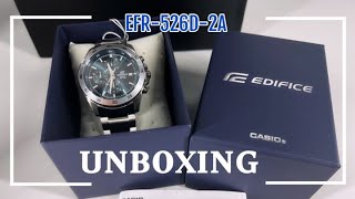 Unboxing Edifice EFR526D2A New Arrival [upl. by Selemas]