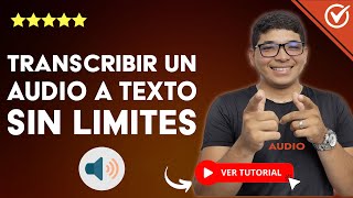 Cómo TRANSCRIBIR un AUDIO A TEXTO sin Límites  🗣️ Convierte tu Audio a Texto Fácilmente 📱 [upl. by Titania]