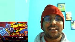 WWE 2K23 Reaction Video for Match of Thanos vs Superman [upl. by Eirahcaz]