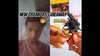 New creakers giveaway onyoutube  crackers testingcracker diwali creakersgiv crackerstesting [upl. by Einahpehs]