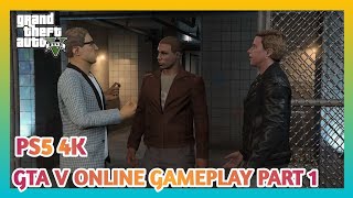 GTA V online Gameplay Part 1 [upl. by Oralle]