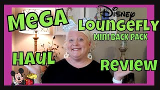 MEGA Loungefly Mini Backpack Haul and Review [upl. by Berkshire]