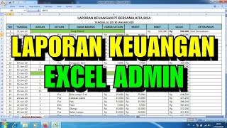 Cara membuat Laporan Keuangan di Excel dengan Cepat [upl. by Yellek]