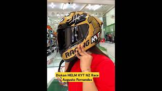 KEREN BOS  HELM KYT AUGUSTO FERNANDEZ GOLD LIMITED EDITION motogp [upl. by Alroy]