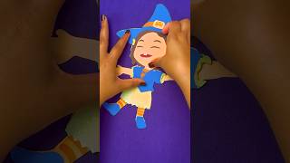 Easy Halloween Crafts 🎃 DIY Ninas Witch Costume 123 shorts cocomelon [upl. by Renfred891]