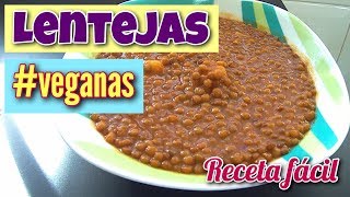 👉 LENTEJAS CON VERDURAS 🥕  LENTEJAS VEGANAS 🥬  RECETA FÁCIL [upl. by Atem799]