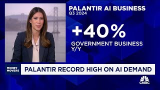 Palantir surges on high demand as defense embraces AI [upl. by Levine]