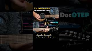 Victims of Love  Joe Lamont 1985 Easy Guitar Chords Tutorial with Lyrics Part 3 REELS [upl. by Ynnot792]