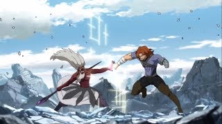 Fairy Tail Gildarts VS August Full Fight  Gildarts Clive VS August Dragneel Complete Fight [upl. by Kcub]