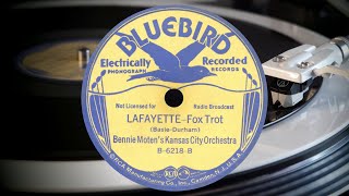 Bennie Motens Kansas City Orchestra Lafayette  Fox Trot 1932 78rpm [upl. by Padget192]